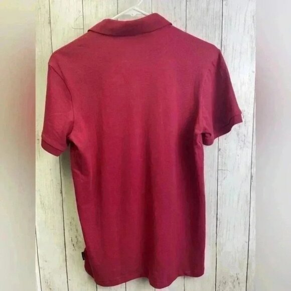 Armani Exchange Red Polo Shirt Size Small Lightweight/Summer - Picture 5 of 8